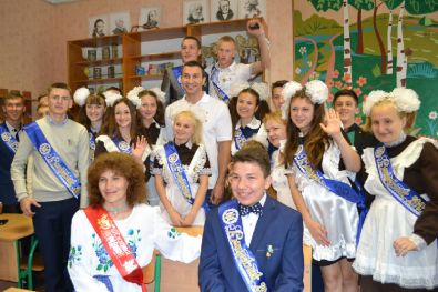 Володимир Кличко вітає випускників нашої школи
